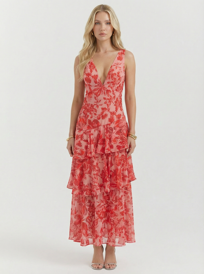 Ruffle Maxi Dress