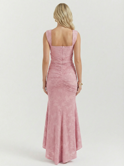 Sculpted Lace Maxi Dress